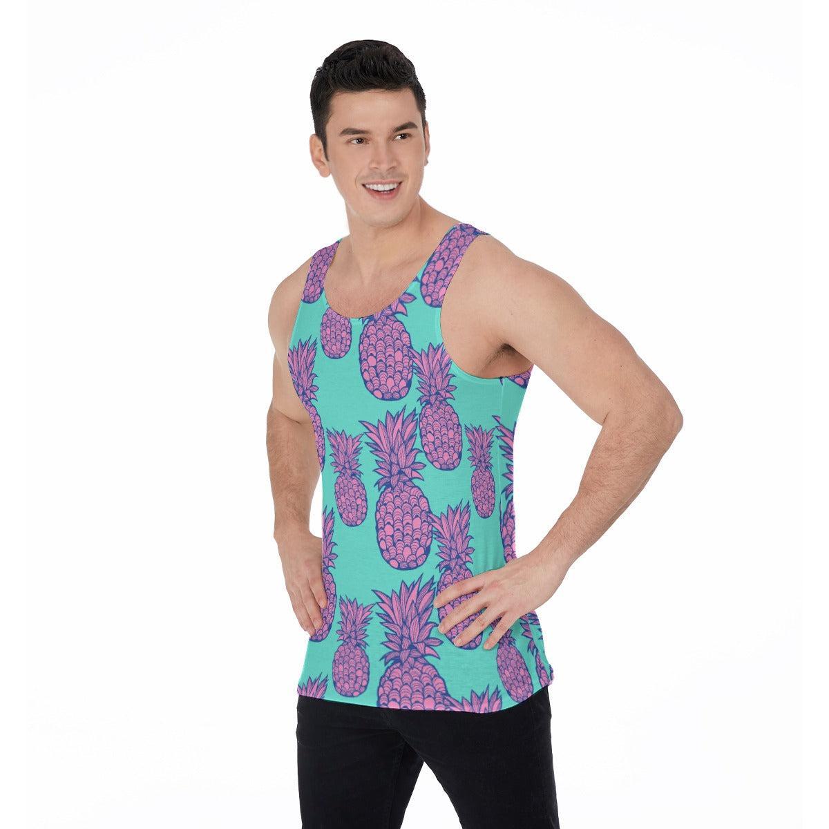 Pineapple Princess (Allover Tank Top)-Allover Tank Top-Swish Embassy