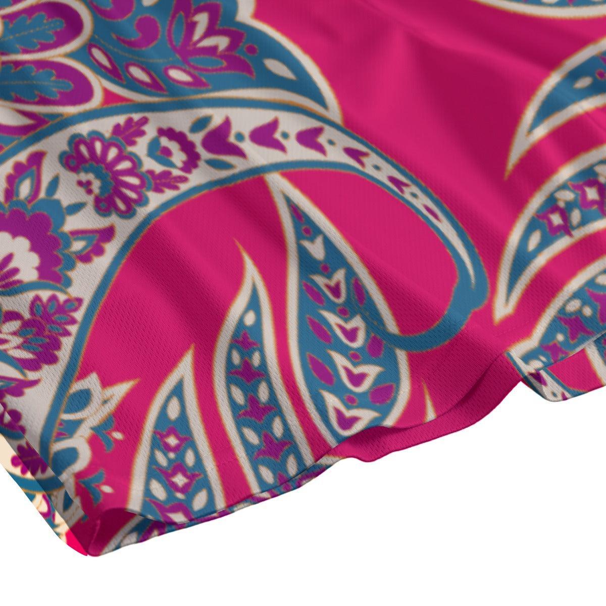 Pink Paisley Club (Shorts)-Shorts-Swish Embassy