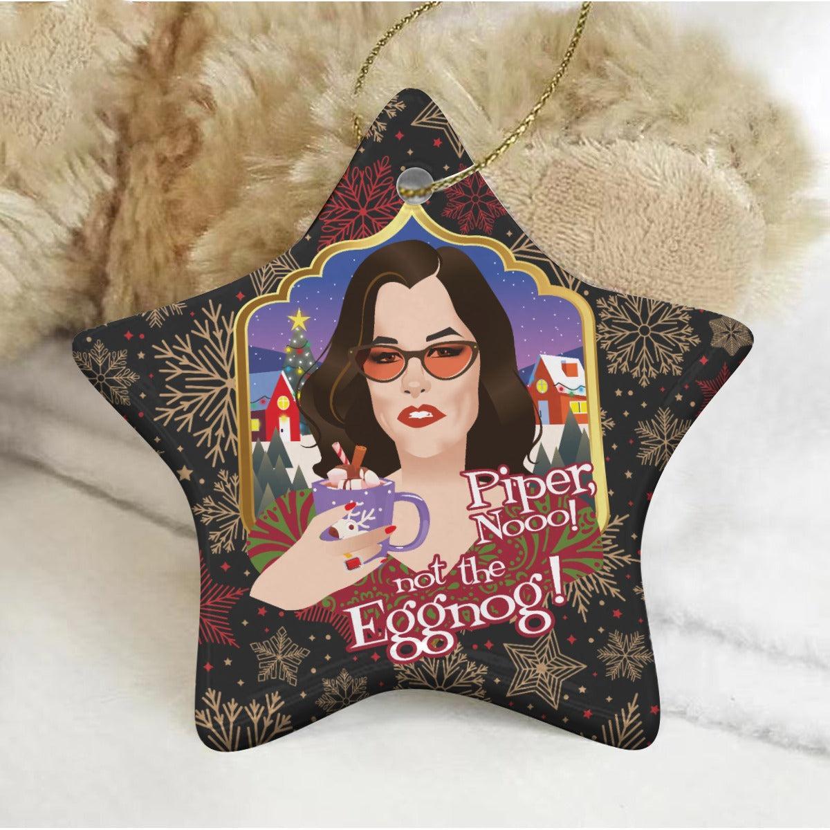 Piper Eggnog (Ceramic Holiday Keepsake)-Ceramic Holiday Keepsake-Swish Embassy