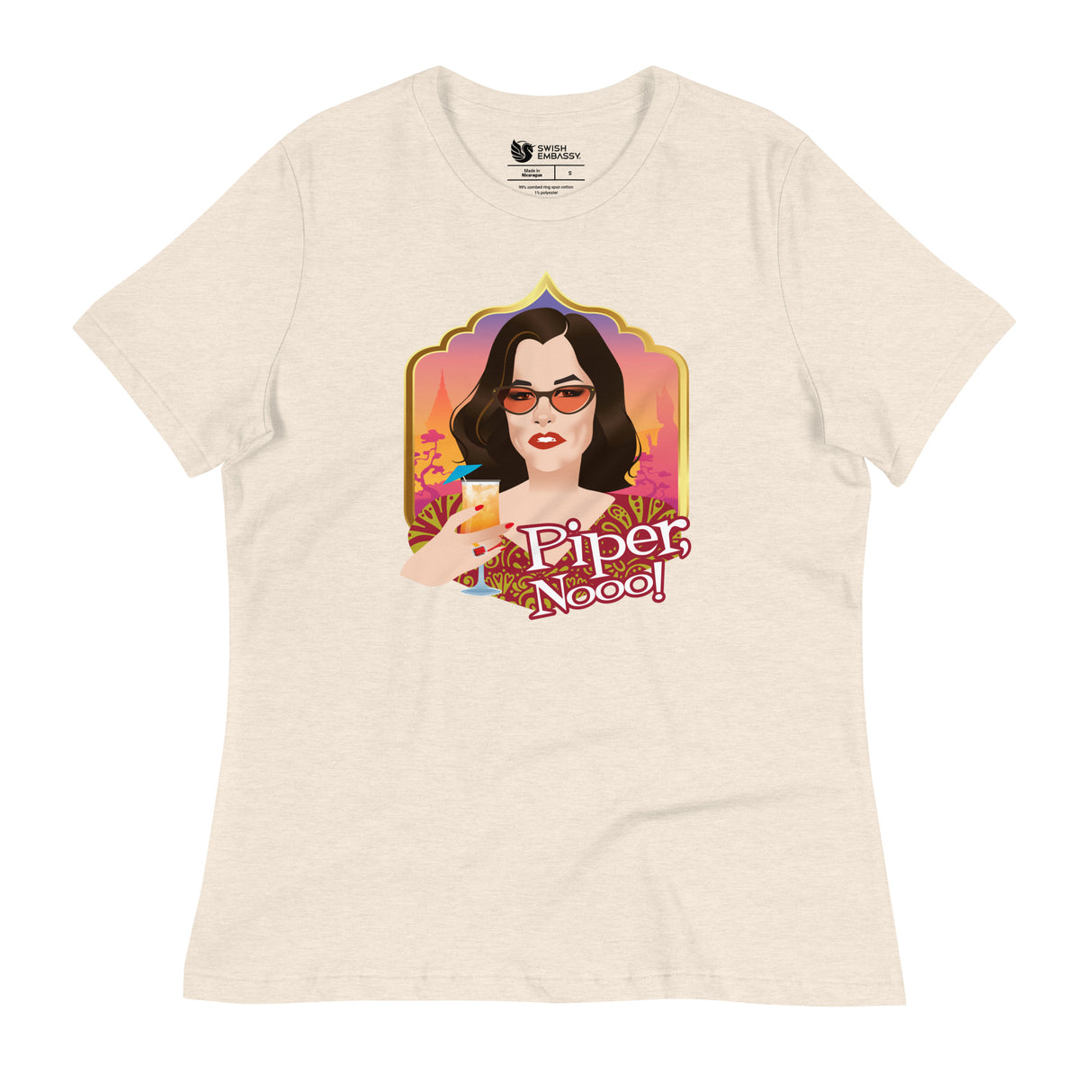 Piper, Nooo! (Women's Relaxed T-Shirt)-Women's T-Shirts-Swish Embassy