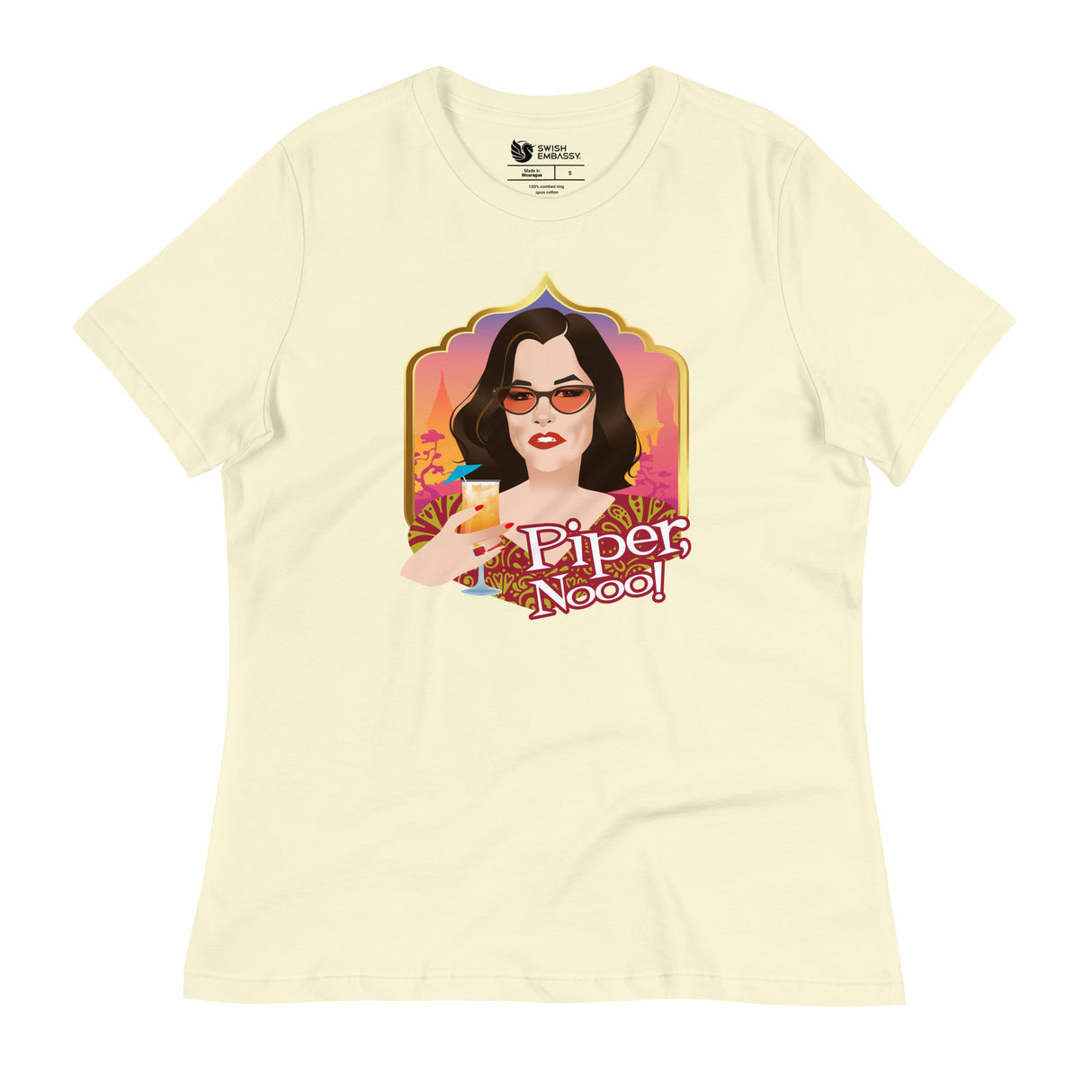 Piper, Nooo! (Women's Relaxed T-Shirt)-Women's T-Shirts-Swish Embassy