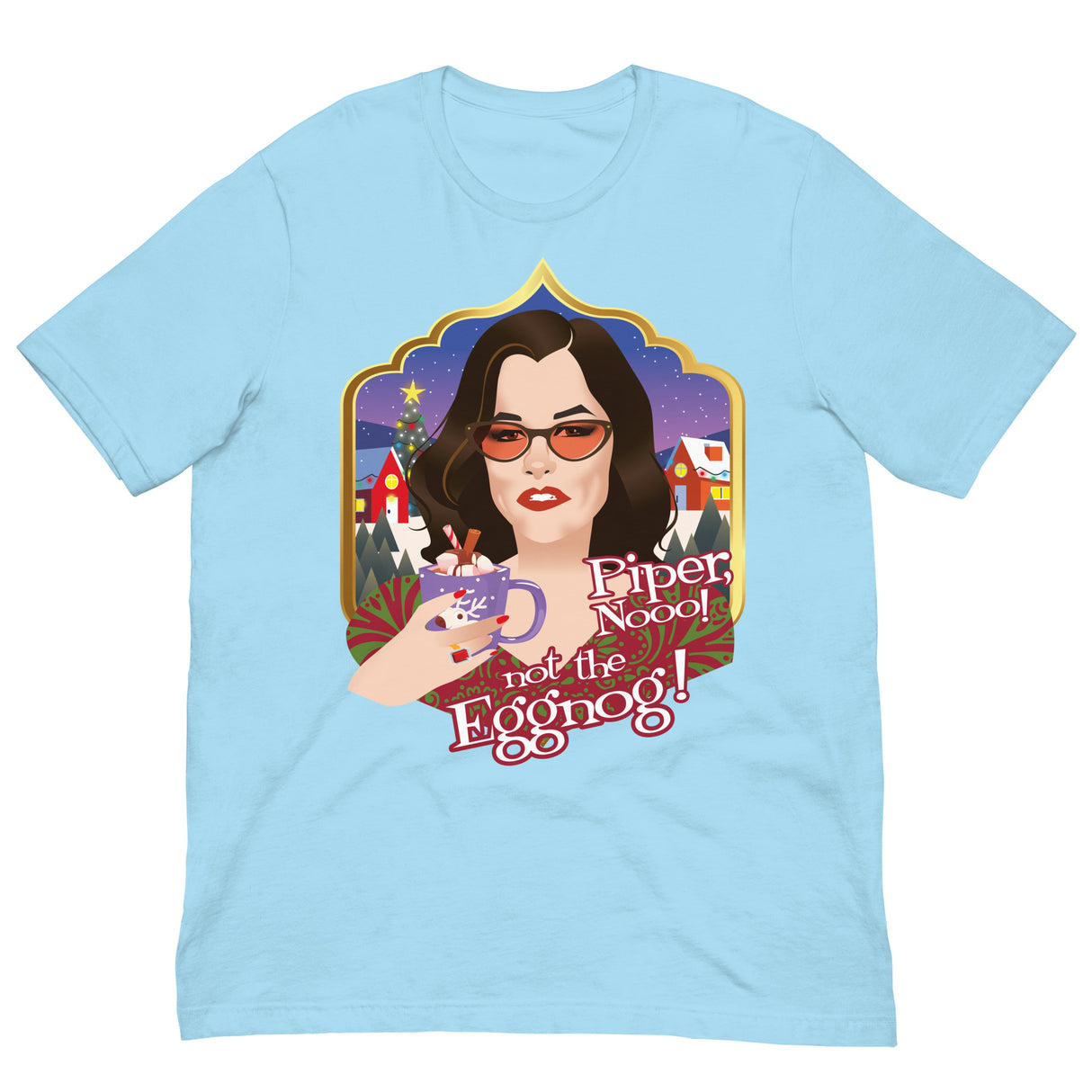 Piper Not the Eggnog!-Christmas T-Shirts-Swish Embassy