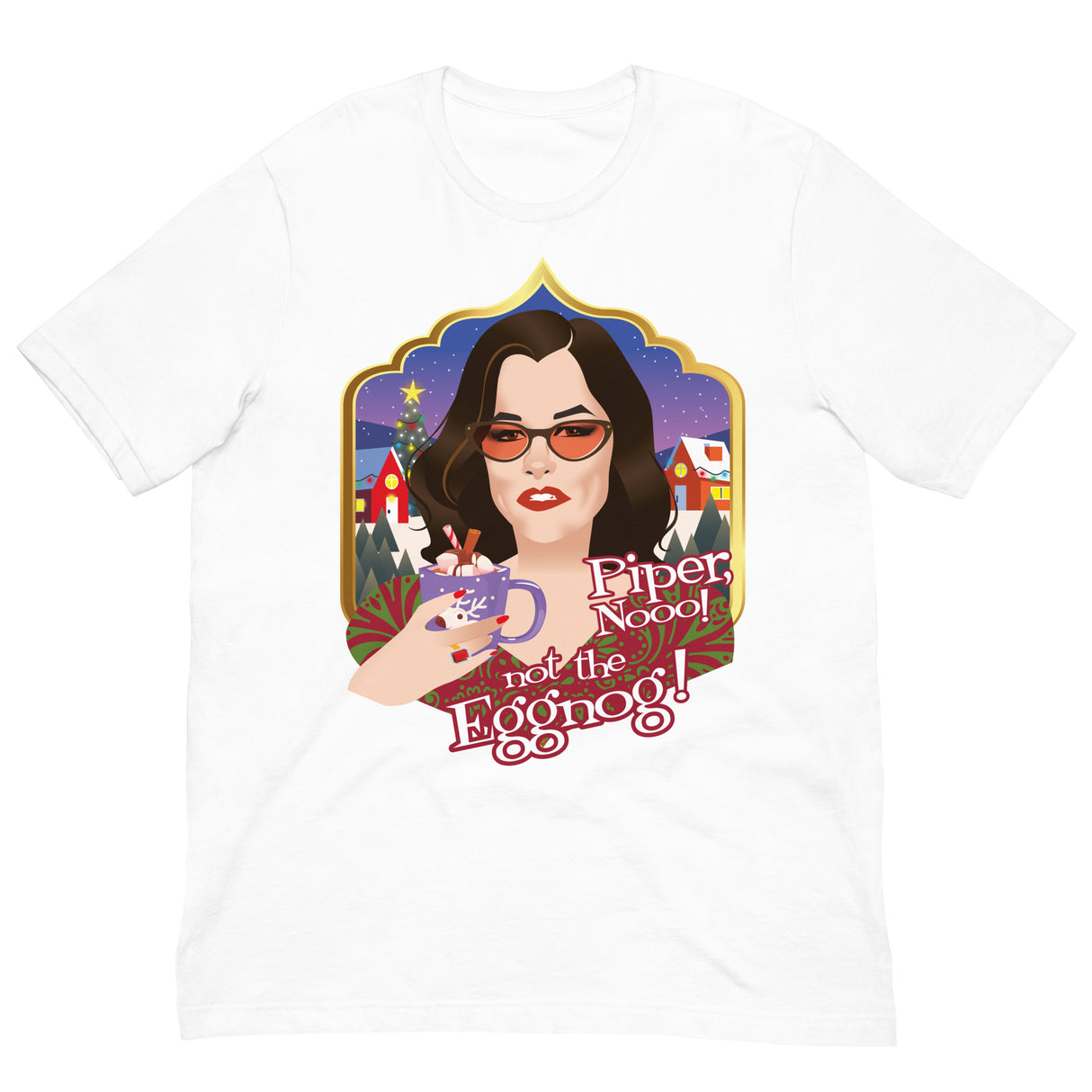 Piper Not the Eggnog!-Christmas T-Shirts-Swish Embassy