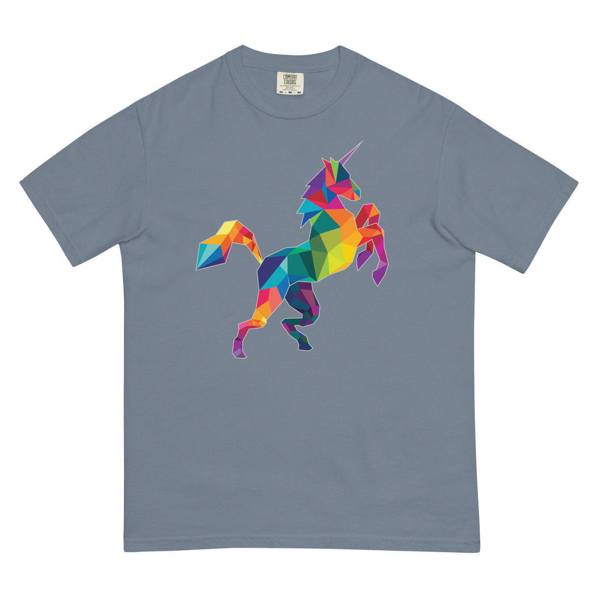 Polygon Unicorn (Boxy Tee)-Boxy T-Shirt-Swish Embassy