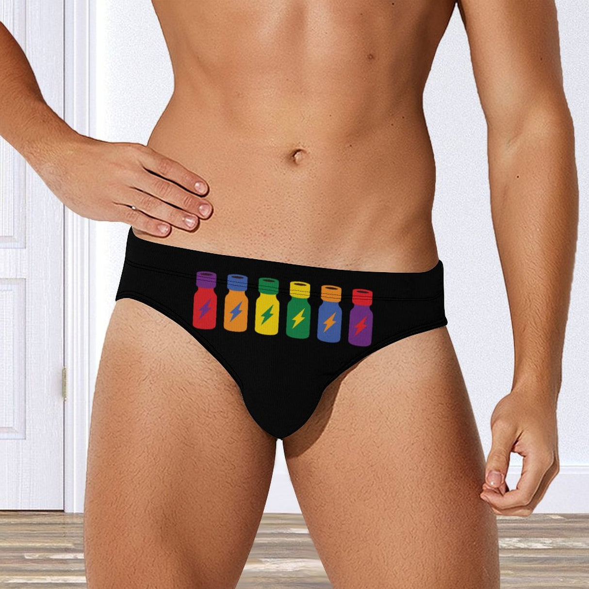 Pop-Pers Art (Swim Briefs)-Swim Briefs-Swish Embassy
