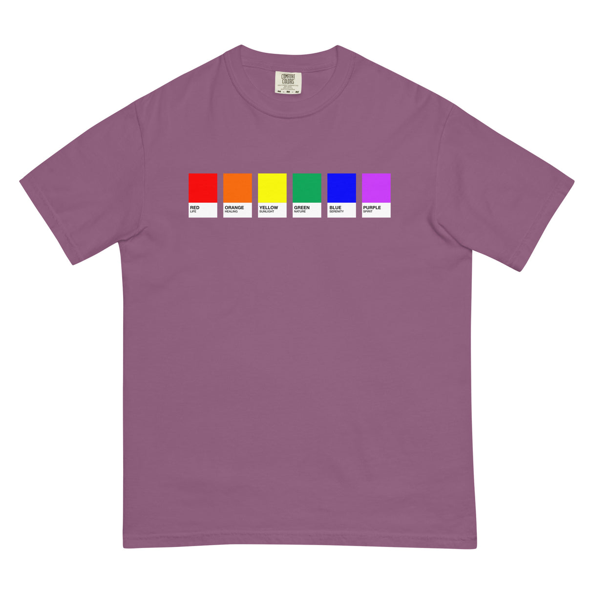Pride Swatches (Boxy Tee)-Boxy T-Shirt-Swish Embassy