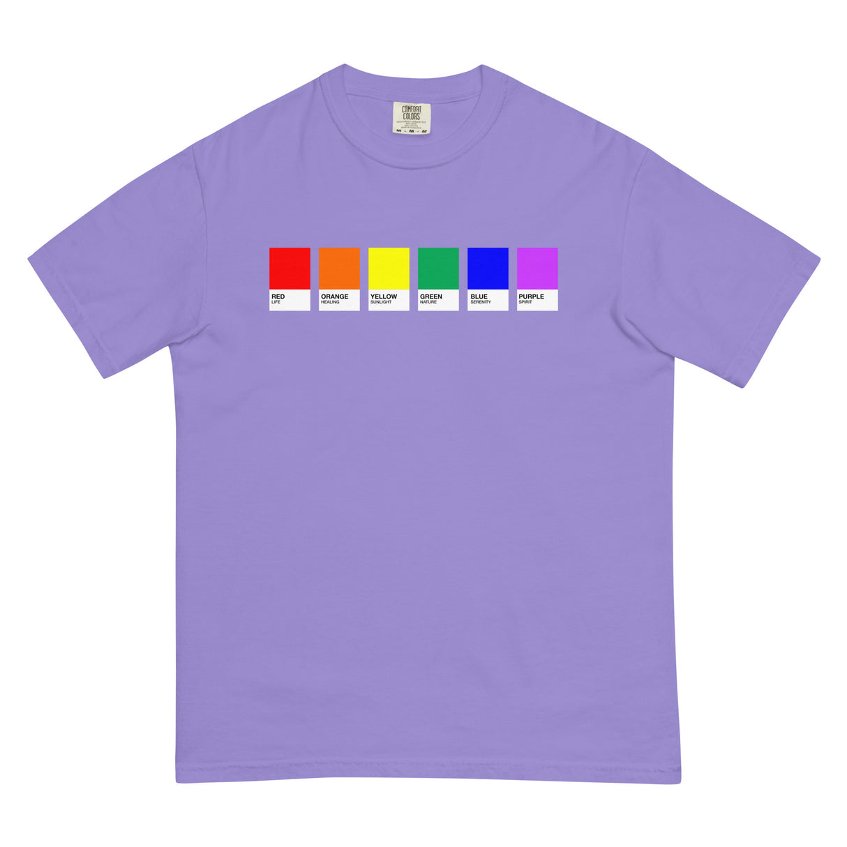 Pride Swatches (Boxy Tee)-Boxy T-Shirt-Swish Embassy