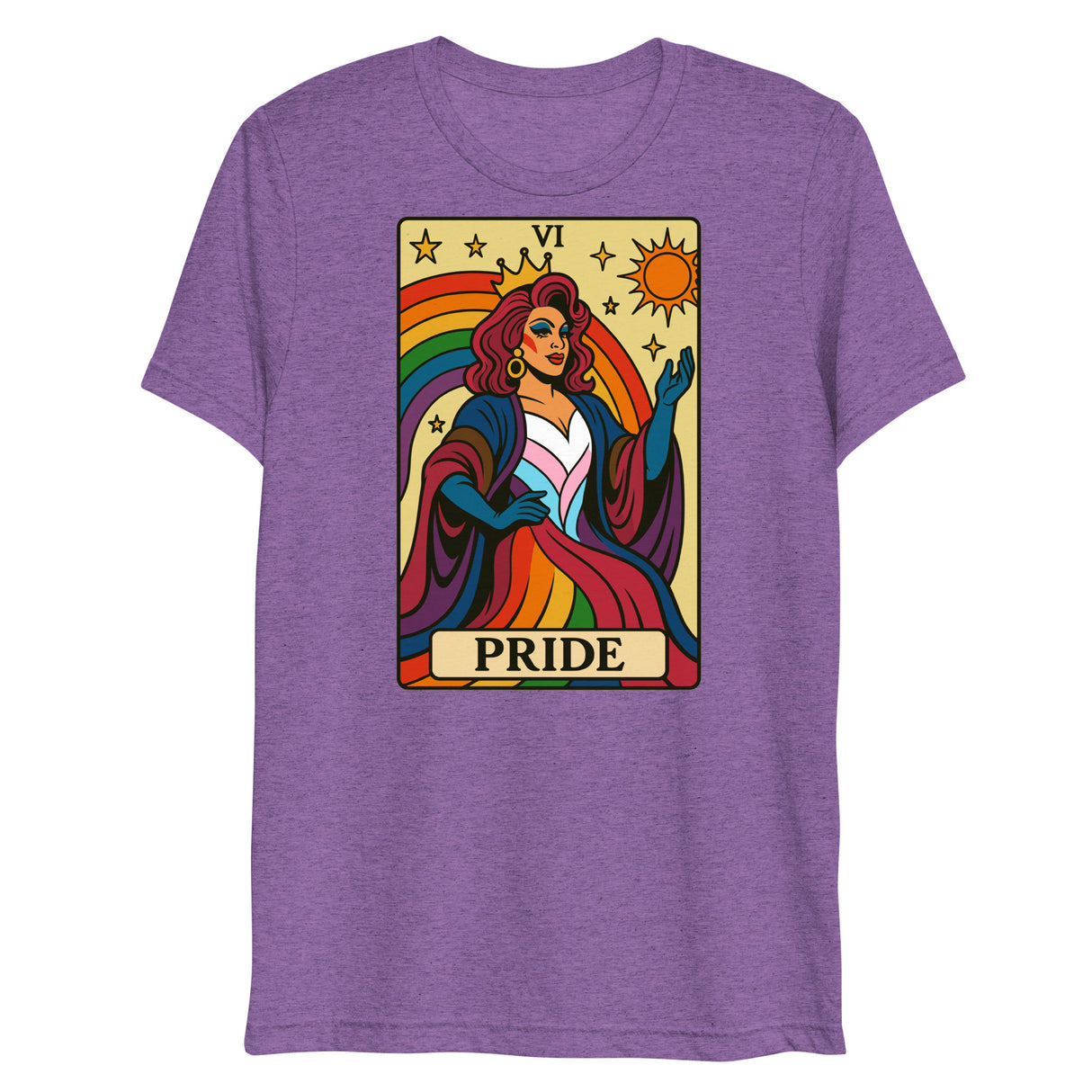 Pride Tarot (Triblend)-Triblend T-Shirt-Swish Embassy