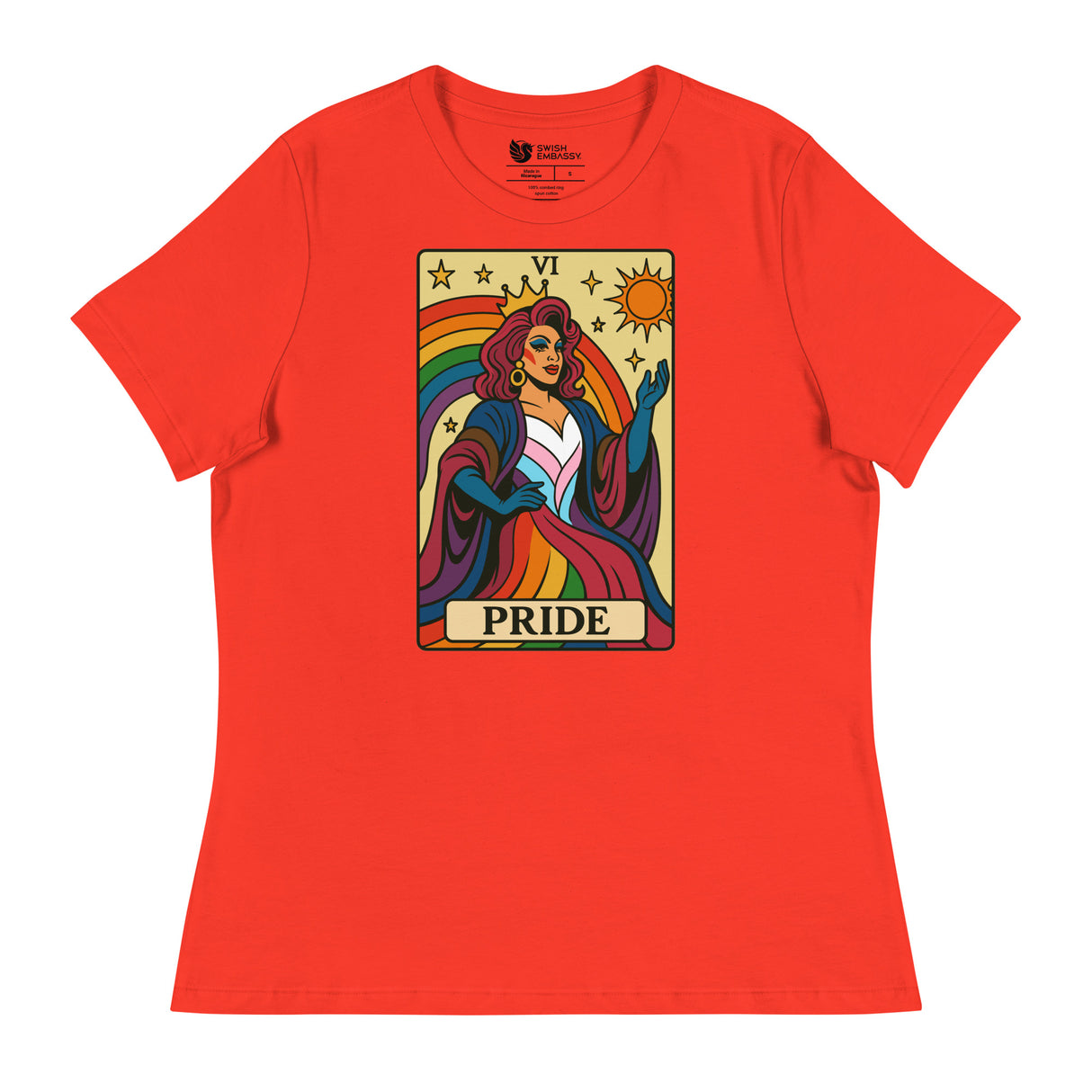 Pride Tarot (Women's Relaxed T-Shirt)-Women's T-Shirts-Swish Embassy