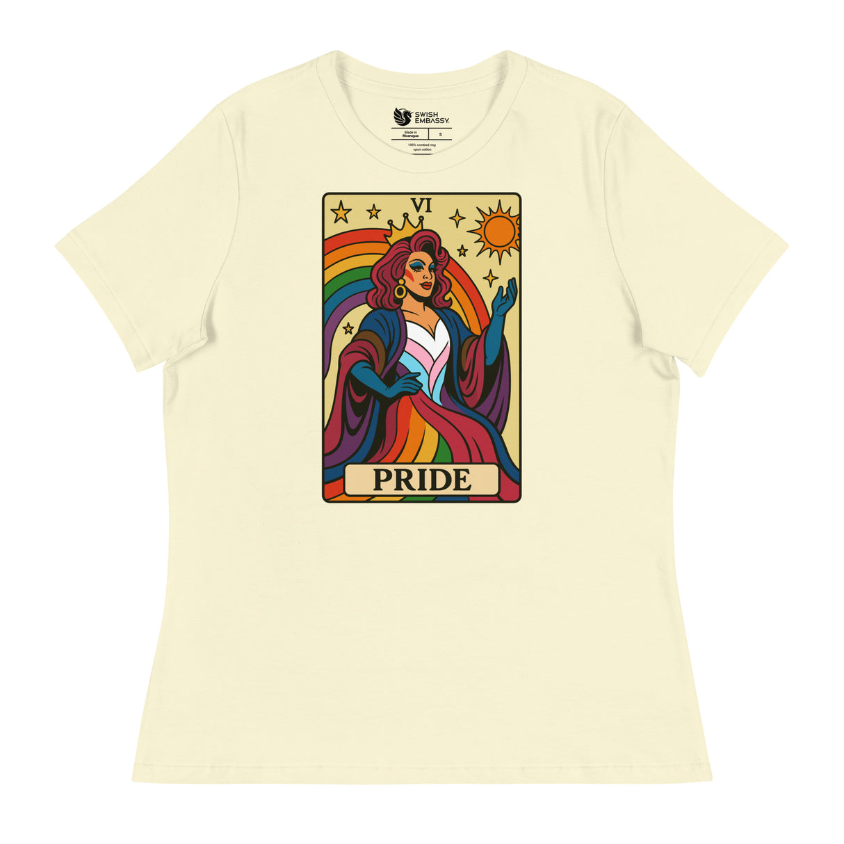 Pride Tarot (Women's Relaxed T-Shirt)-Women's T-Shirts-Swish Embassy