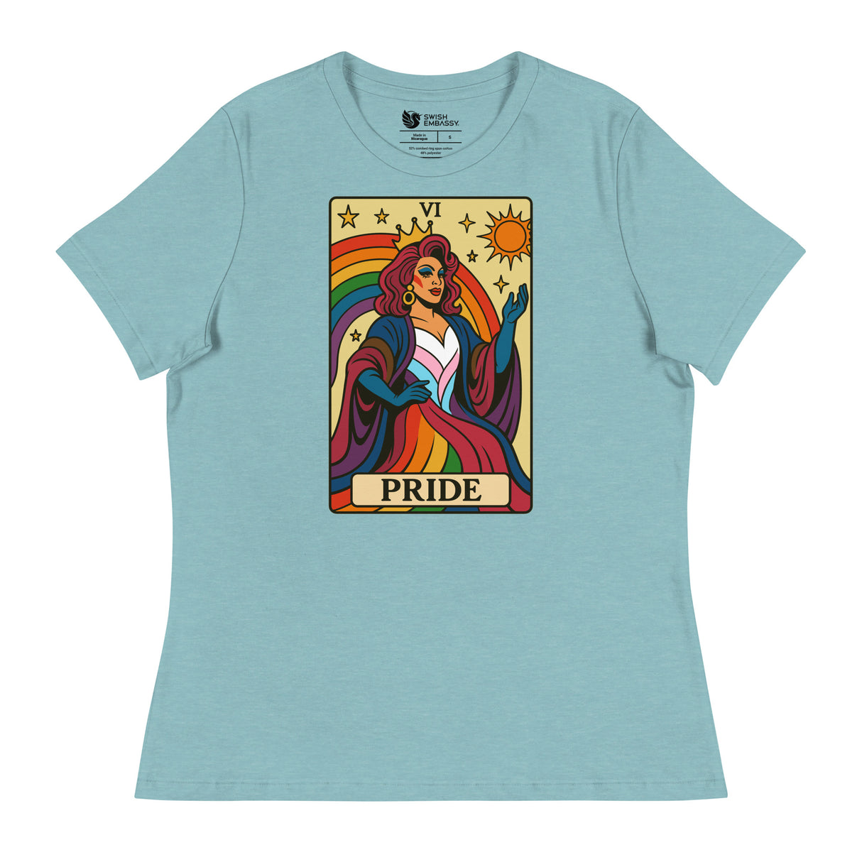 Pride Tarot (Women's Relaxed T-Shirt)-Women's T-Shirts-Swish Embassy