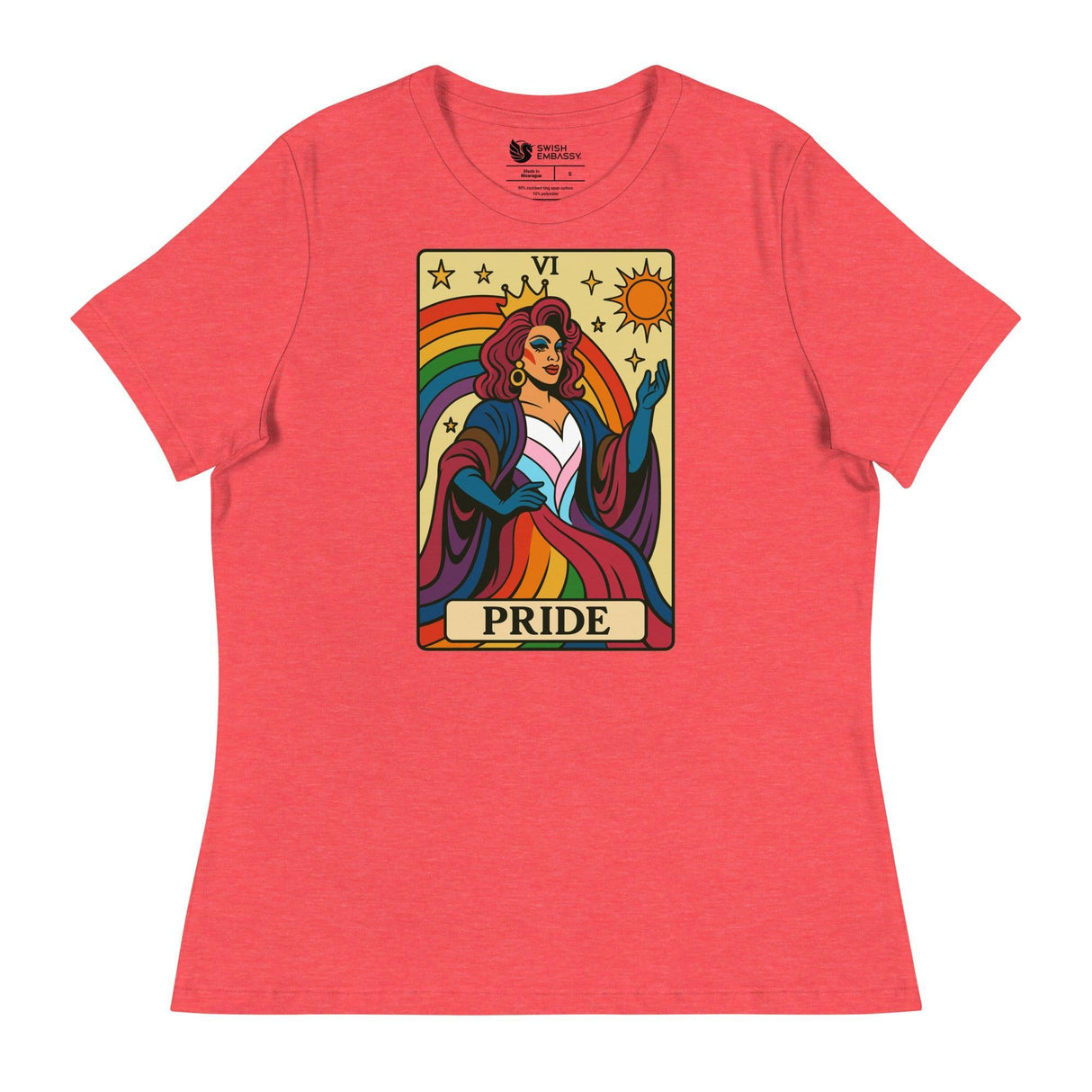 Pride Tarot (Women's Relaxed T-Shirt)-Women's T-Shirts-Swish Embassy