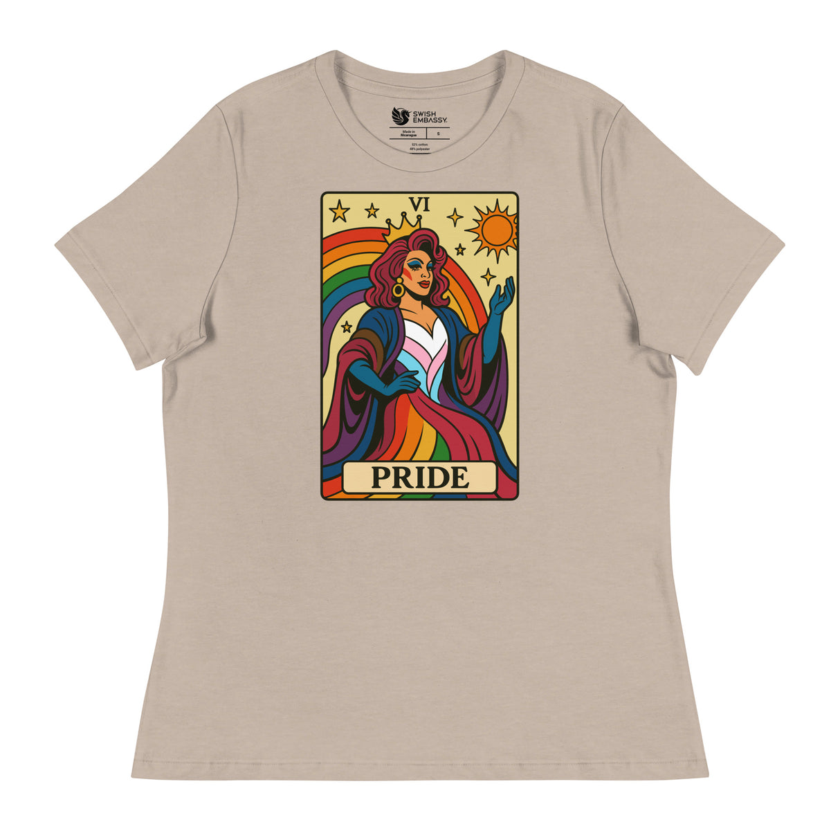 Pride Tarot (Women's Relaxed T-Shirt)-Women's T-Shirts-Swish Embassy