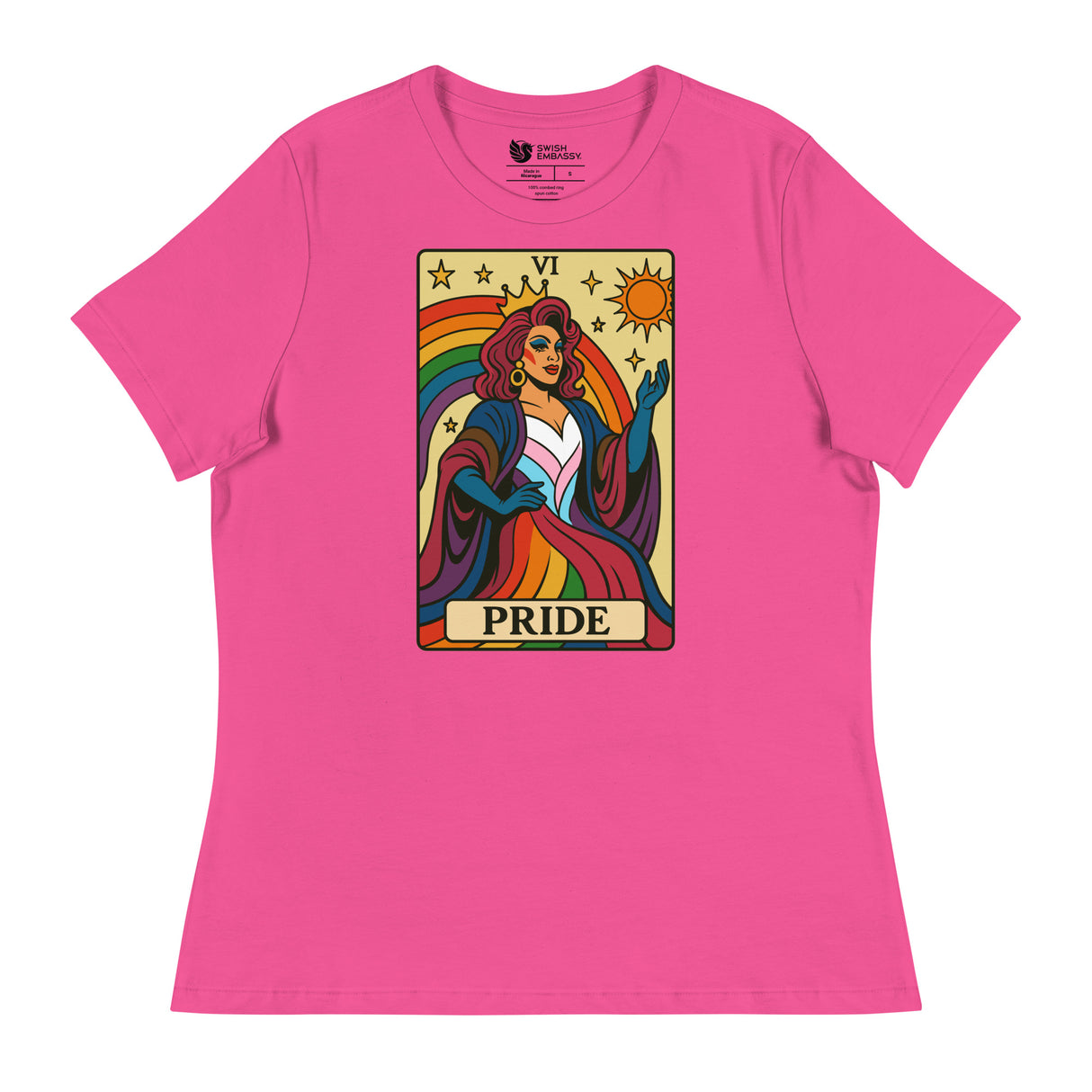 Pride Tarot (Women's Relaxed T-Shirt)-Women's T-Shirts-Swish Embassy