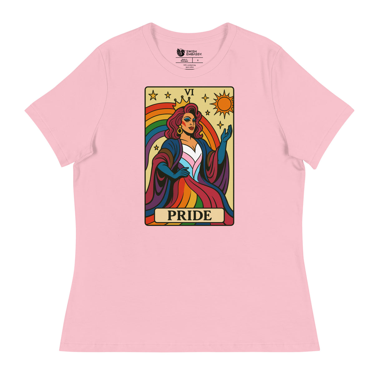 Pride Tarot (Women's Relaxed T-Shirt)-Women's T-Shirts-Swish Embassy