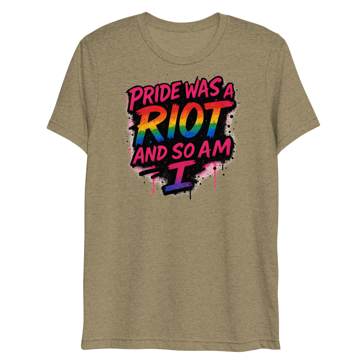 Pride Was a Riot (Triblend)-Triblend T-Shirt-Swish Embassy