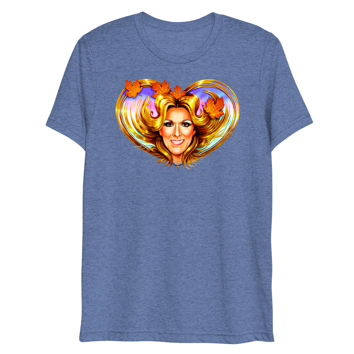 Queen of Hearts and High Notes (Triblend)-Triblend T-Shirt-Swish Embassy