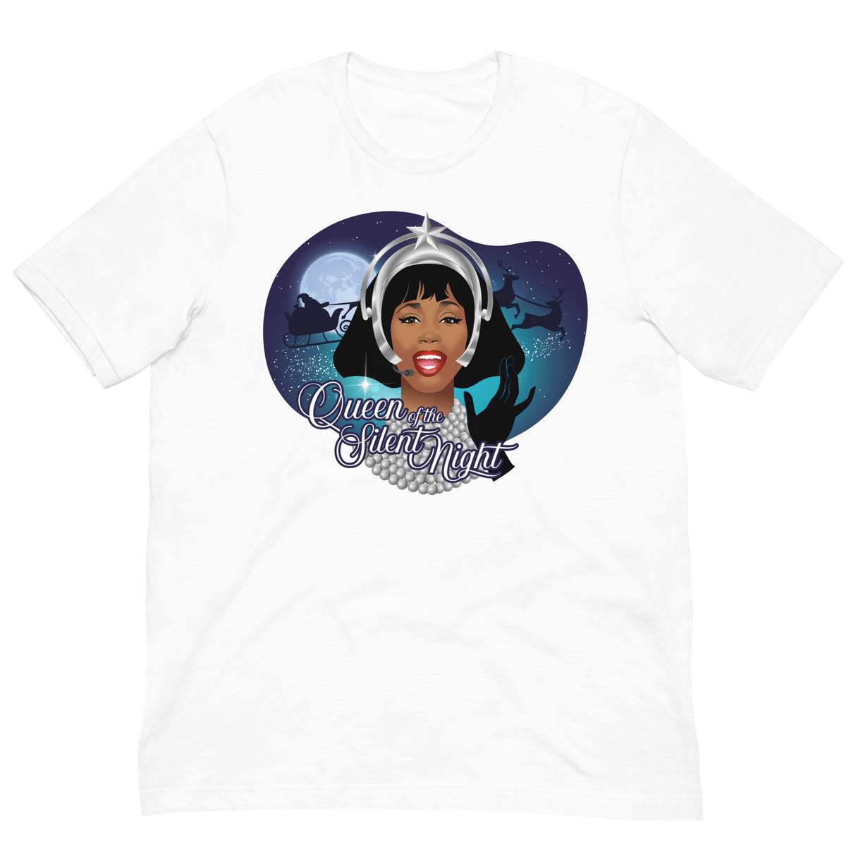Queen of the Silent Night-Christmas T-Shirts-Swish Embassy