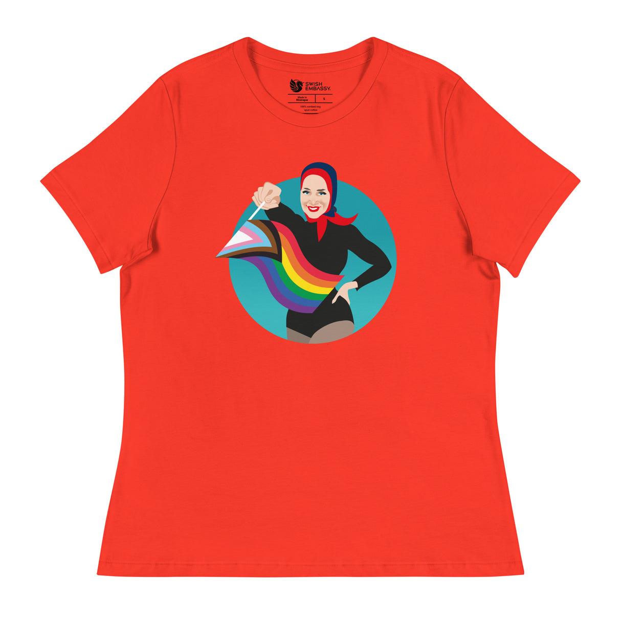 Rainbow Gardens (Women's Relaxed T-Shirt)-Women's T-Shirts-Swish Embassy