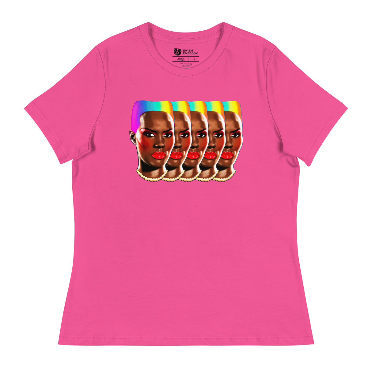 Rainbows and Rhythm (Women's Relaxed T-Shirt)-Women's T-Shirts-Swish Embassy