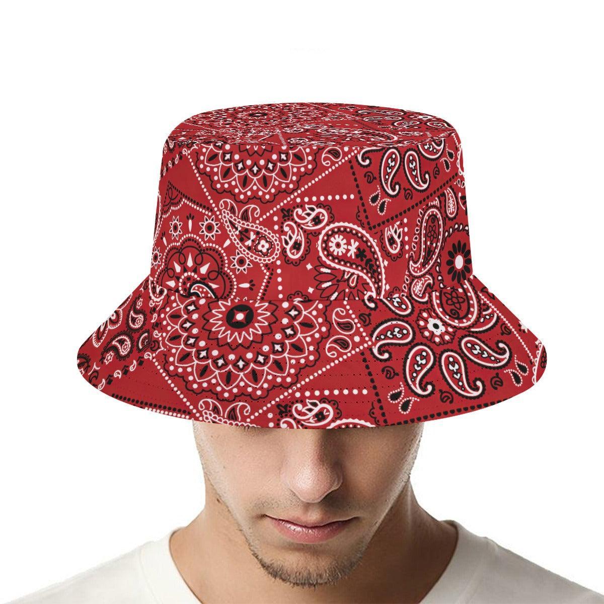 Red Hanky (Allover Bucket Hat)-Allover Bucket Hat-Swish Embassy
