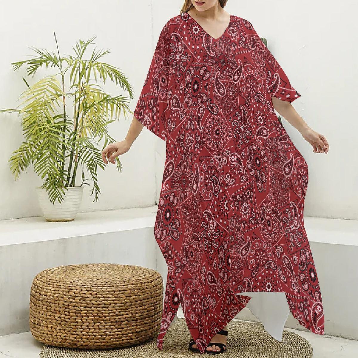 Red Hanky (Kaftan)-Kaftan-Swish Embassy