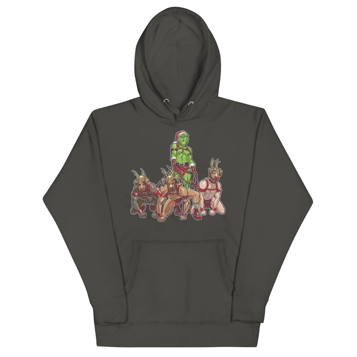 Reindeer Gains (Hoodie)-Christmas Hoodies-Swish Embassy