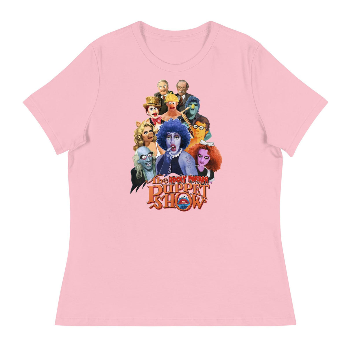 Rocky Horror Puppet Show (Women's Relaxed T-Shirt)-Women's T-Shirts-Swish Embassy