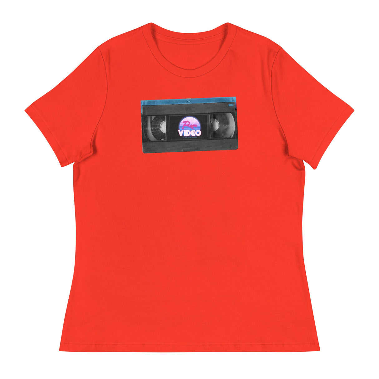 Rose Video (Women's Relaxed T-Shirt)-Women's T-Shirts-Swish Embassy