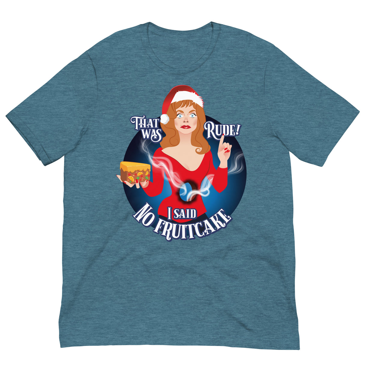 Rude Fruitcake-Christmas T-Shirts-Swish Embassy