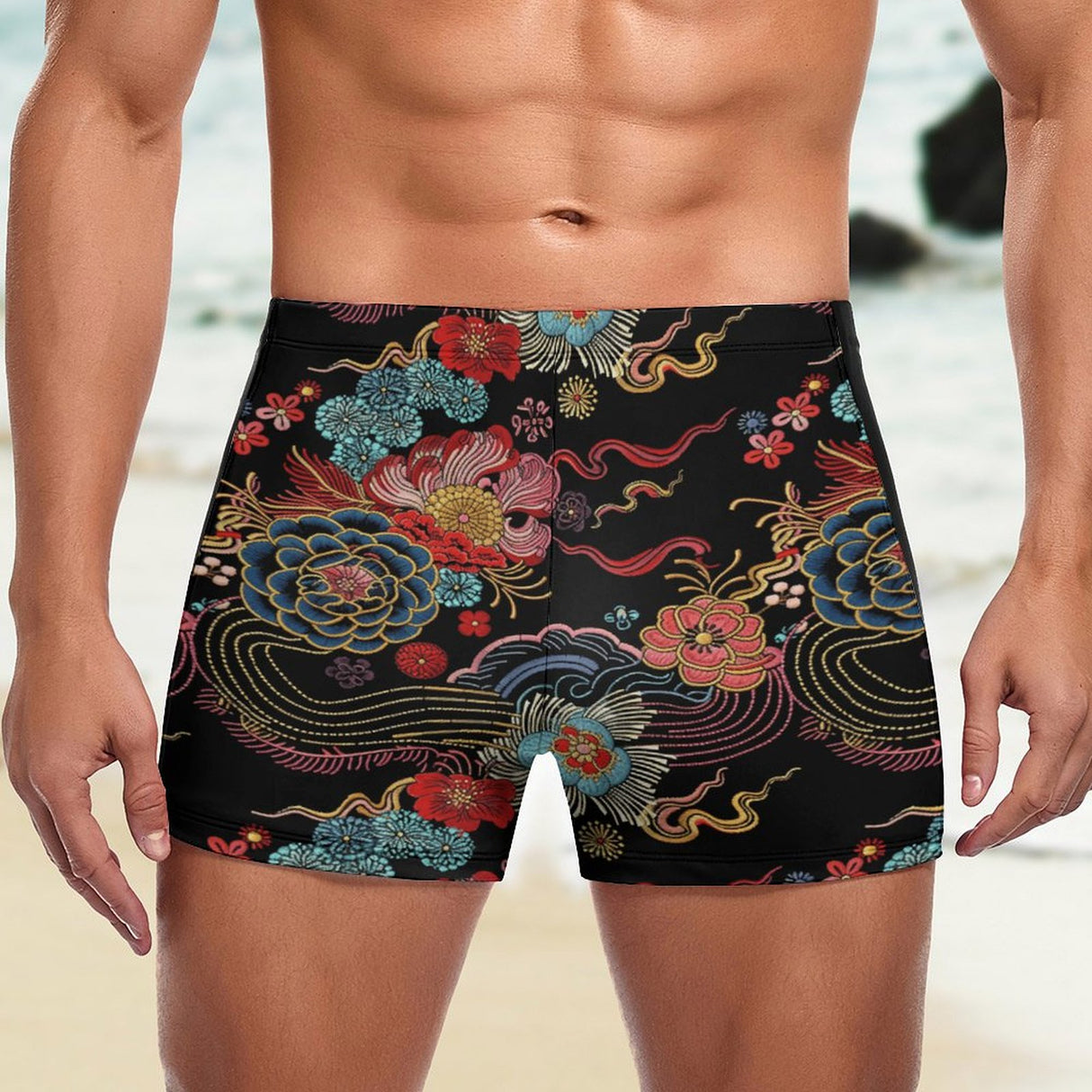 Sew Far Sew Zen (Square Cut Trunks)-Square Cut Trunks-Swish Embassy