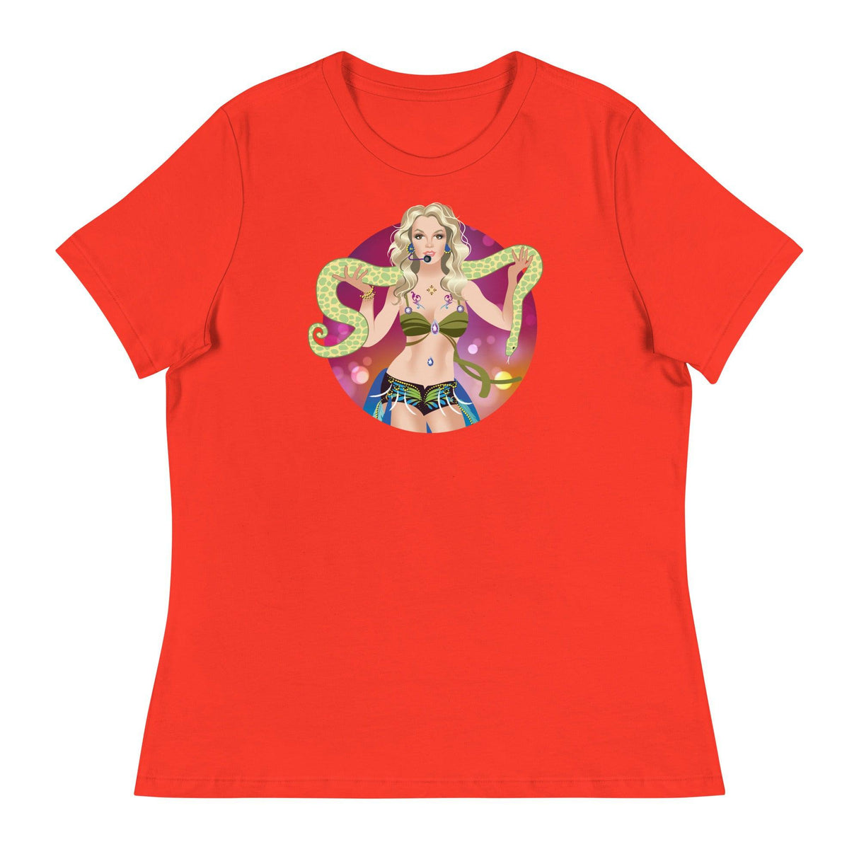 Slither (Women's Relaxed T-Shirt)-Women's T-Shirts-Swish Embassy