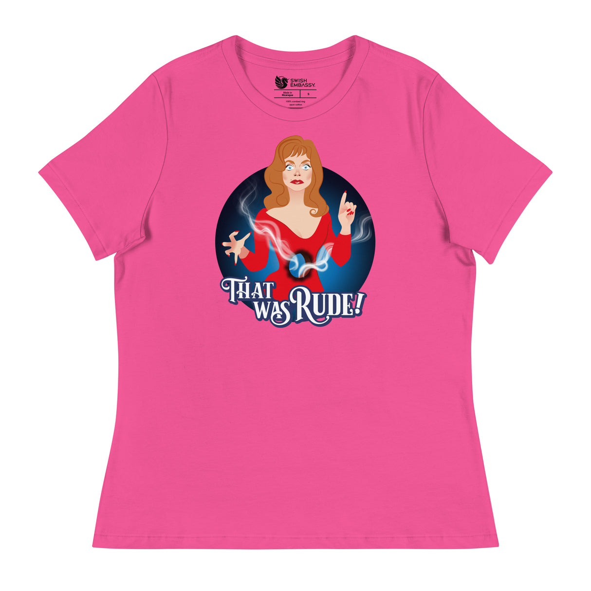 That Was Rude (Women's Relaxed T-Shirt)-Women's T-Shirts-Swish Embassy
