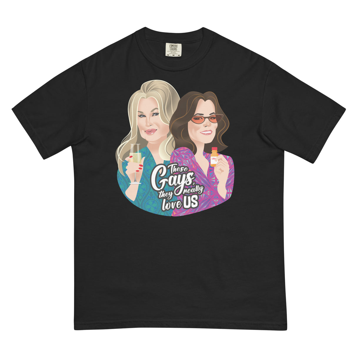 These Gays Love Us (Boxy Tee)-Boxy T-Shirt-Swish Embassy