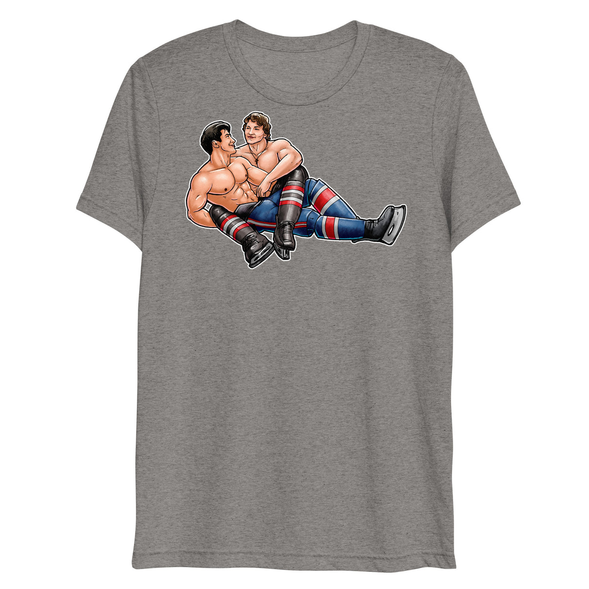 Two Man Advantage (Triblend)-Triblend T-Shirt-Swish Embassy