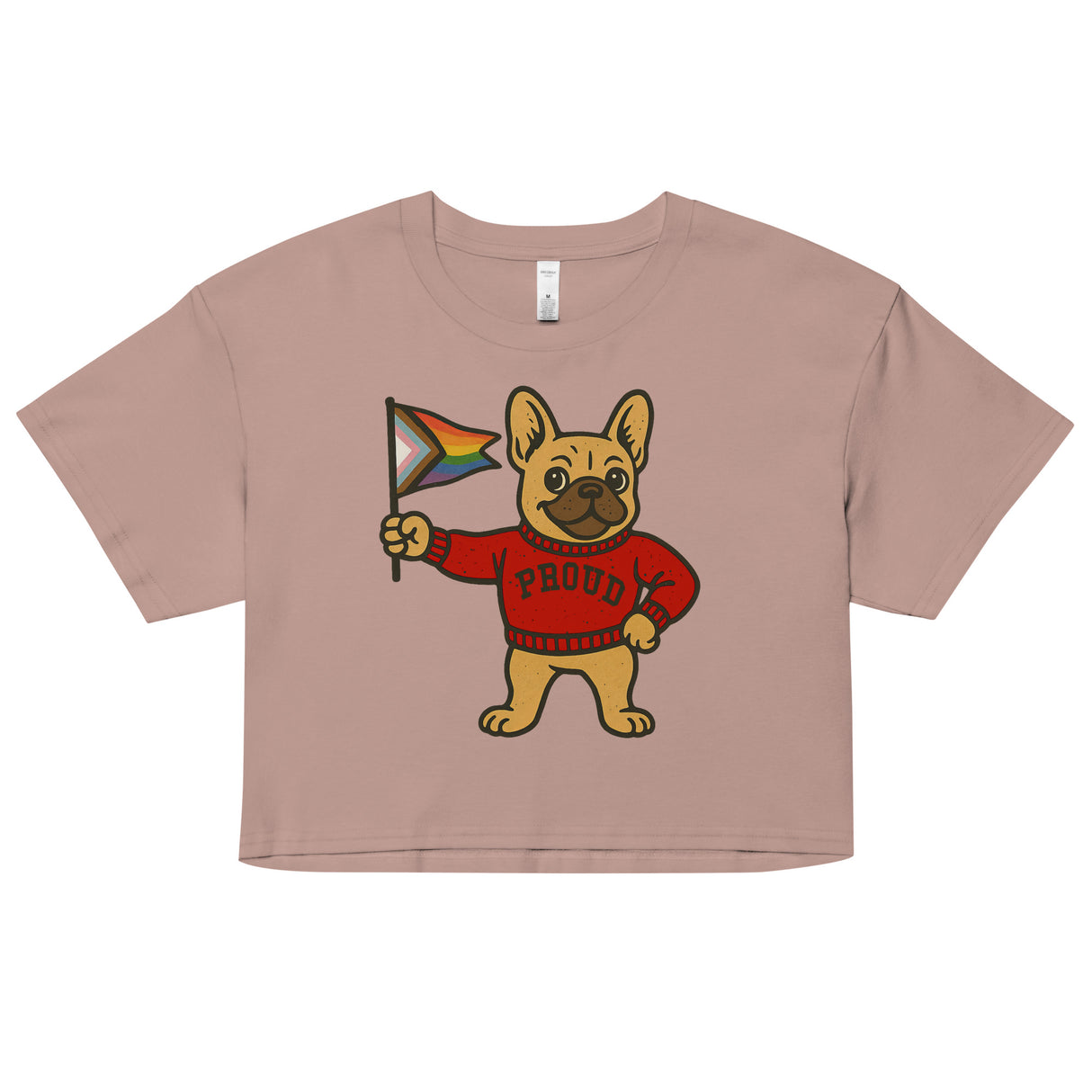 Varsity Pride Puppy (Crop Top)-Crop Top-Swish Embassy
