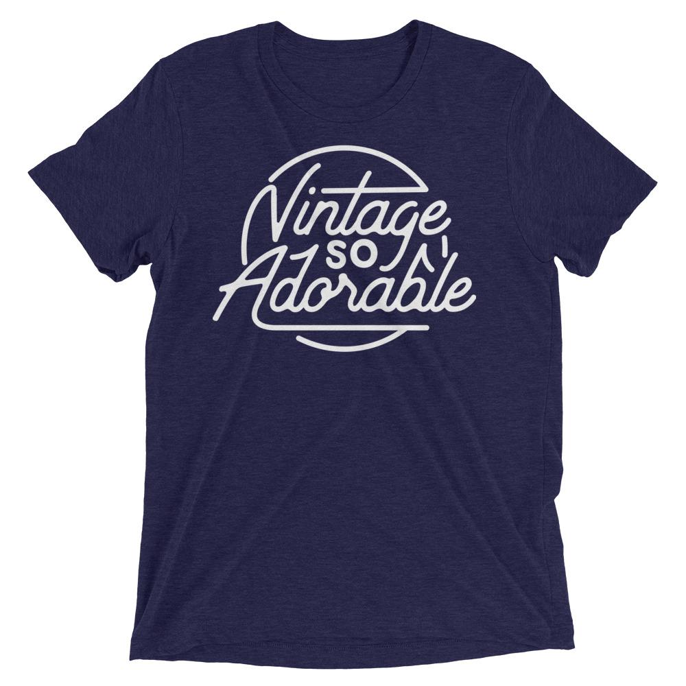 Vintage So Adorable (Triblend)-Triblend T-Shirt-Swish Embassy