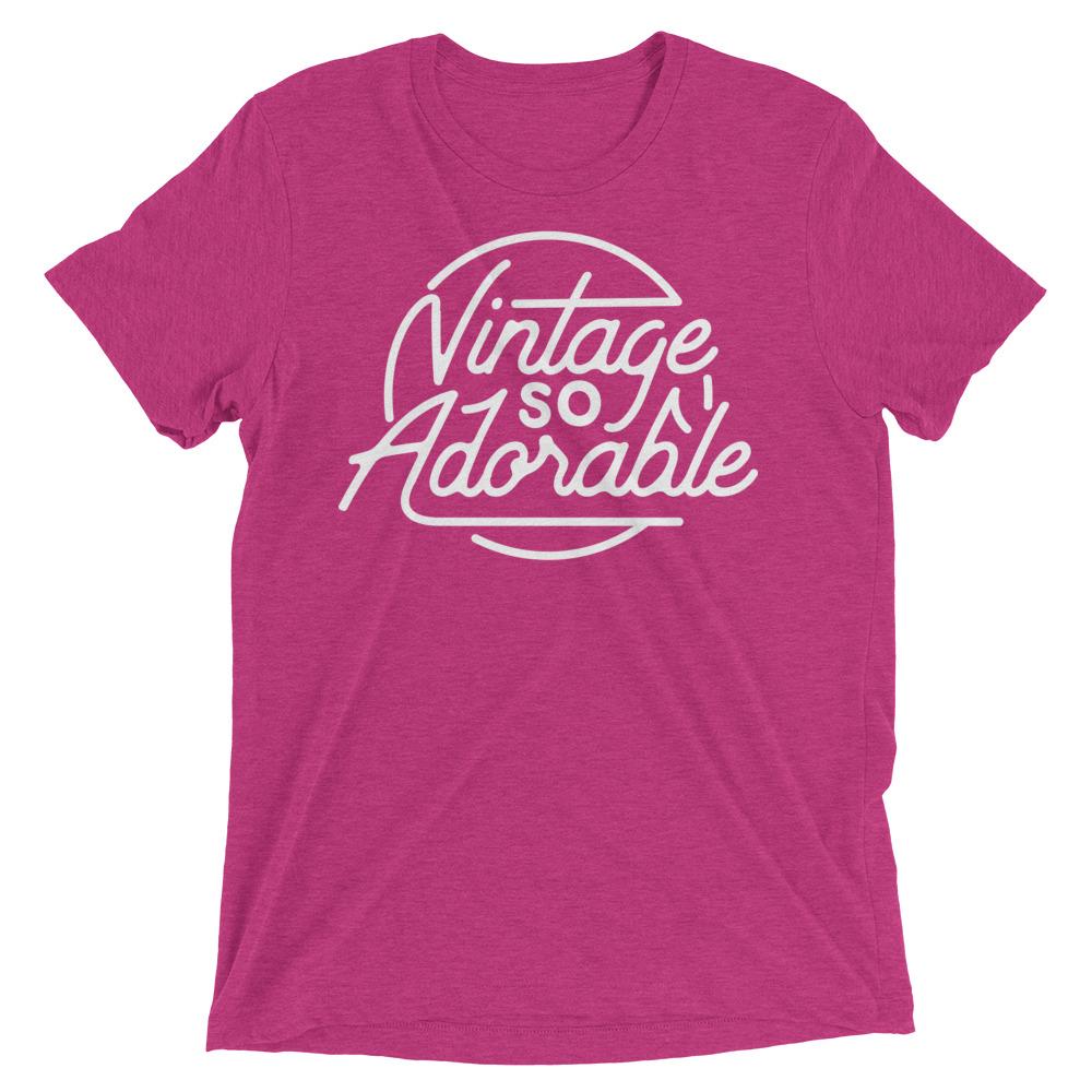 Vintage So Adorable (Triblend)-Triblend T-Shirt-Swish Embassy
