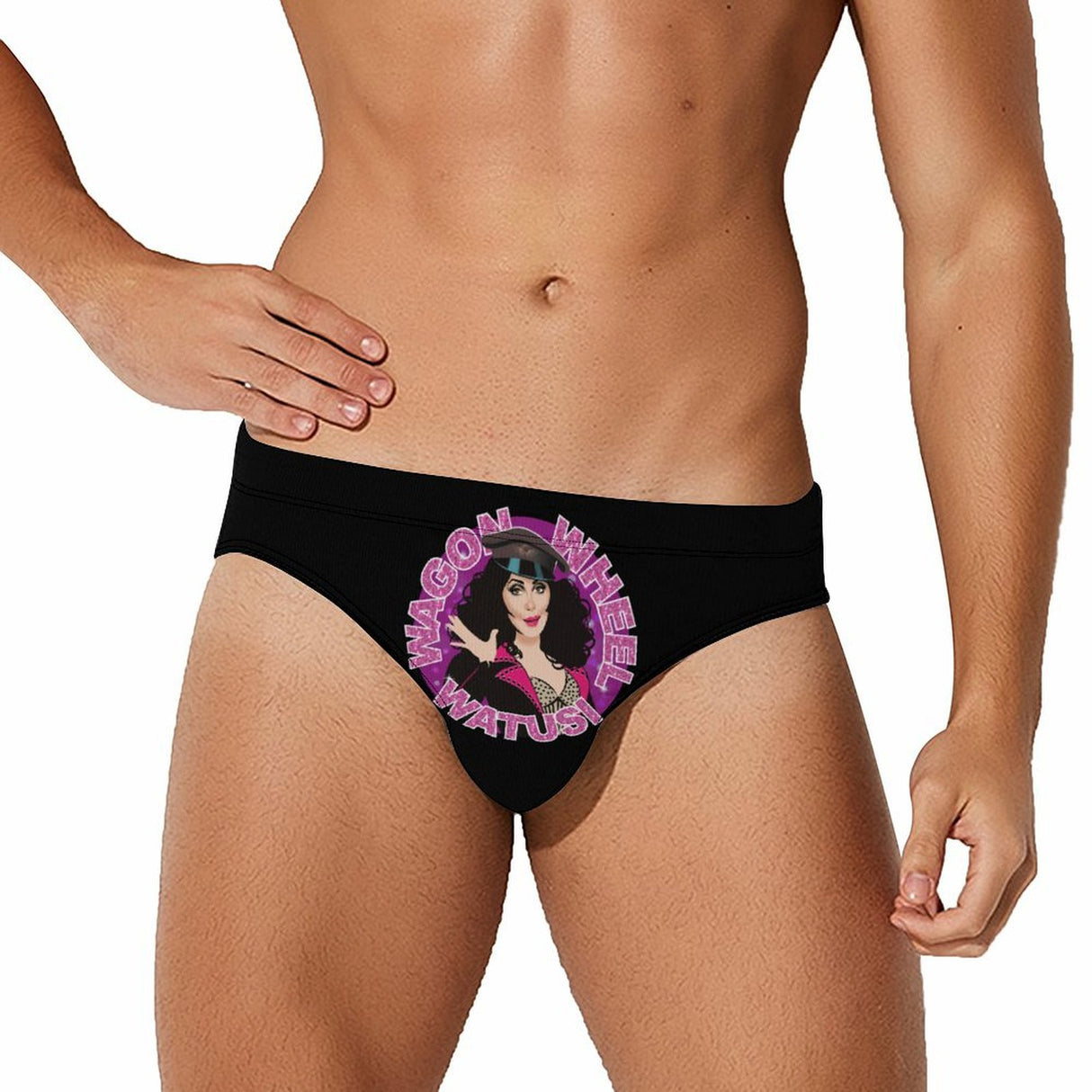 Wagon Wheel Watusi (Swim Briefs)-Swim Briefs-Swish Embassy
