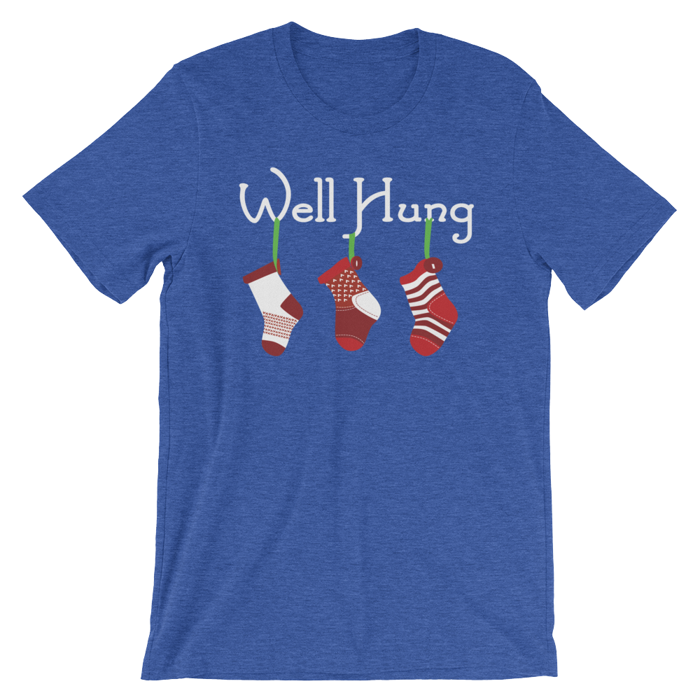 Well Hung Stockings-Christmas T-Shirts-Swish Embassy