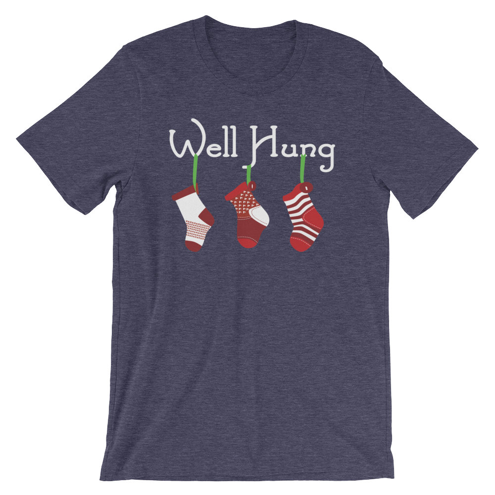 Well Hung Stockings-Christmas T-Shirts-Swish Embassy