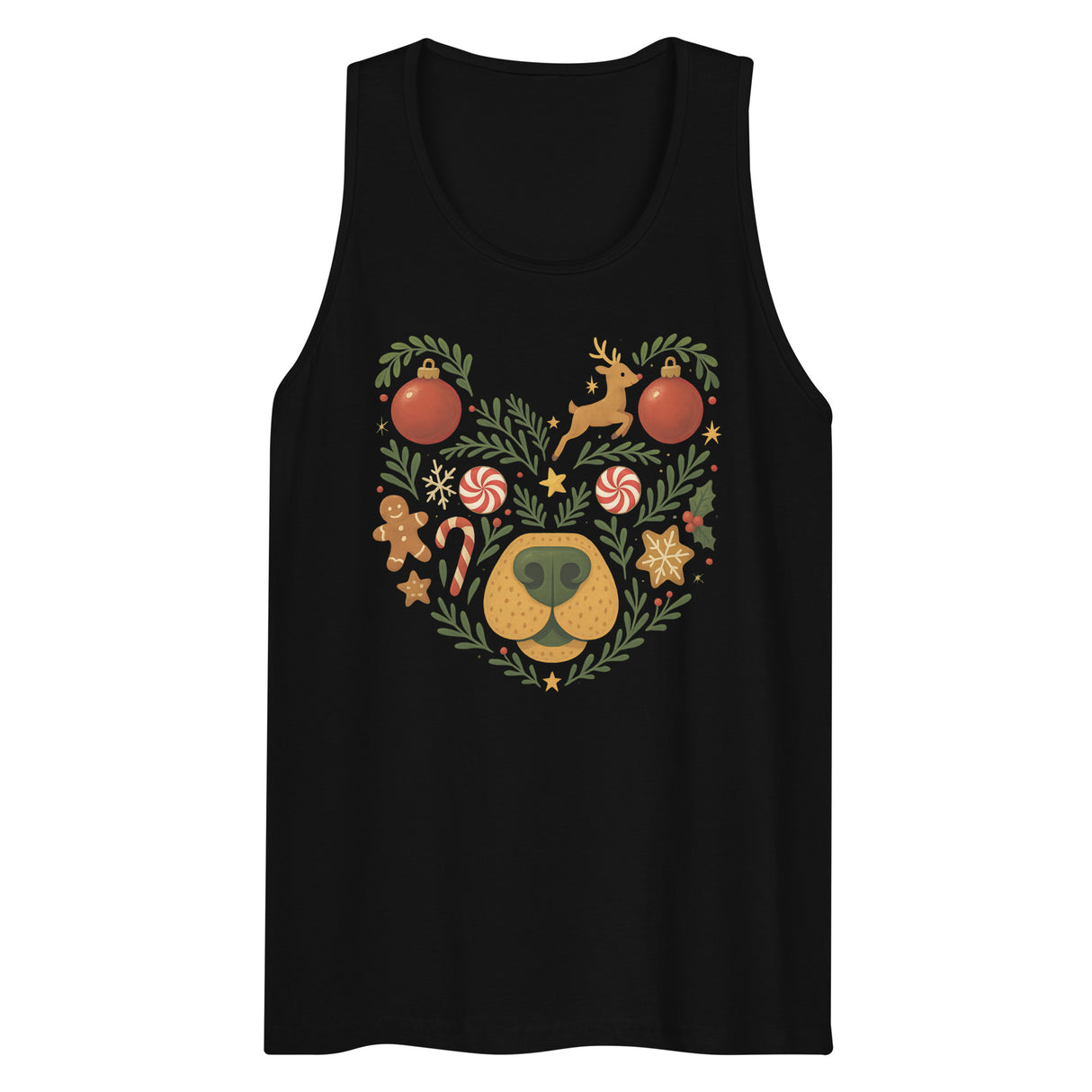 Winter Bear (Tank top)-Tank Top-Swish Embassy