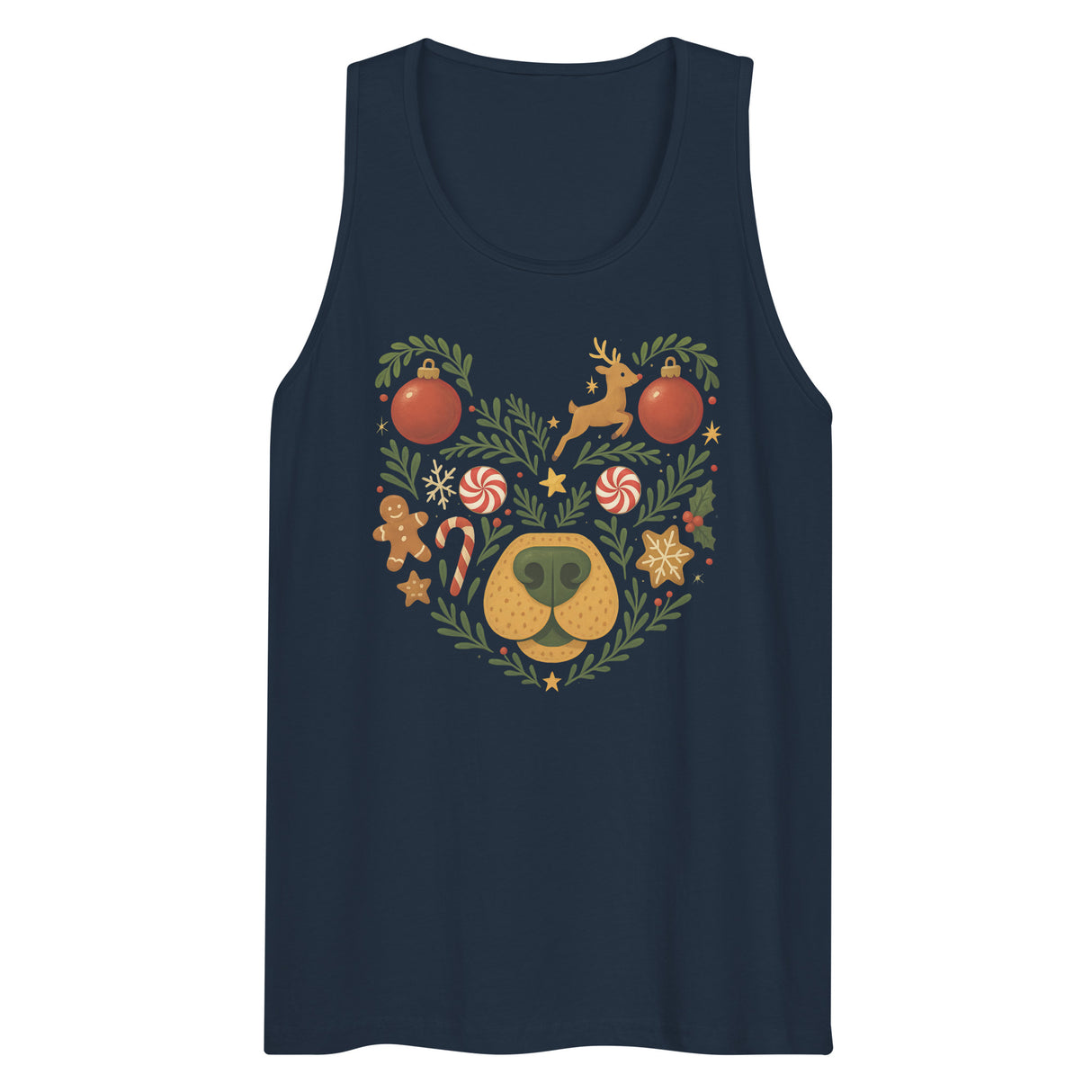 Winter Bear (Tank top)-Tank Top-Swish Embassy