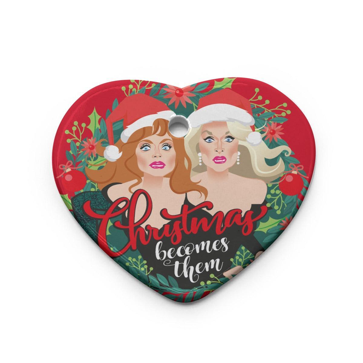 Xmas Becomes Them (Ceramic Holiday Keepsake)-Ceramic Holiday Keepsake-Swish Embassy