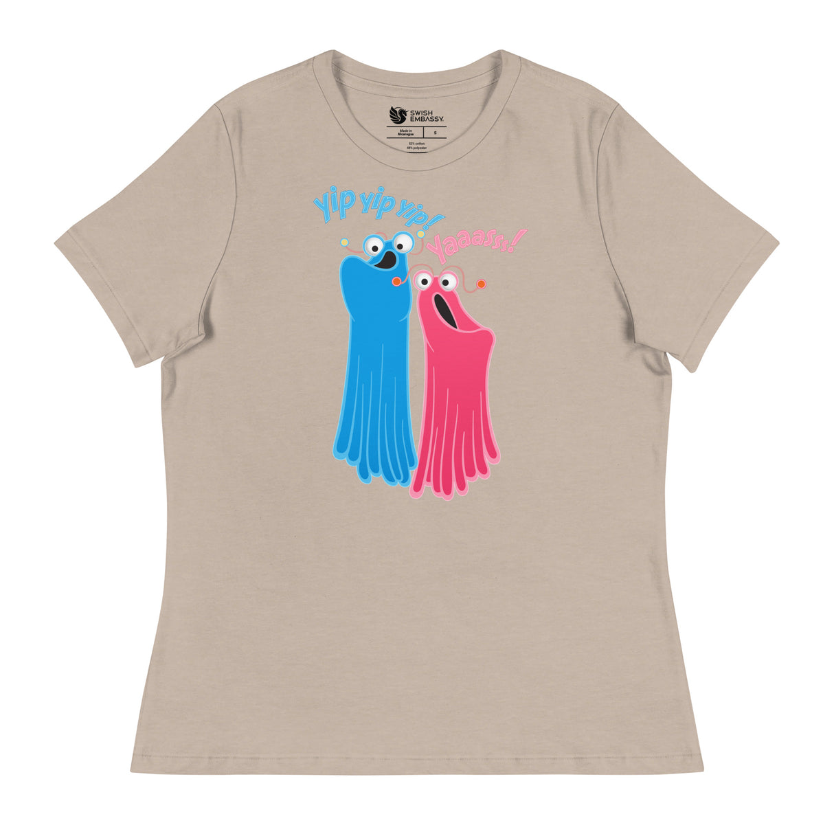Yip Yip Yasss (Women's Relaxed T-Shirt)-Women's T-Shirts-Swish Embassy
