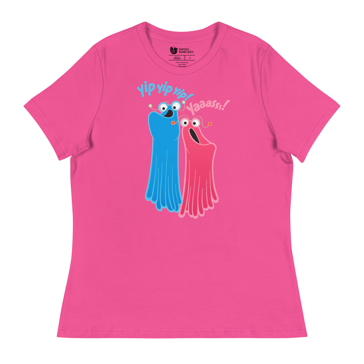 Yip Yip Yasss (Women's Relaxed T-Shirt)-Women's T-Shirts-Swish Embassy