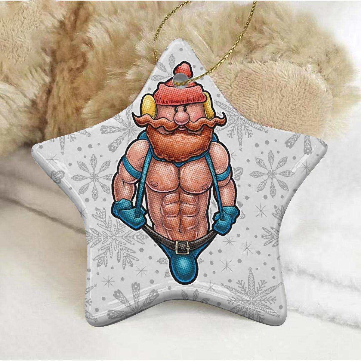 Yukon Goldrush (Ceramic Holiday Keepsake)-Ceramic Holiday Keepsake-Swish Embassy