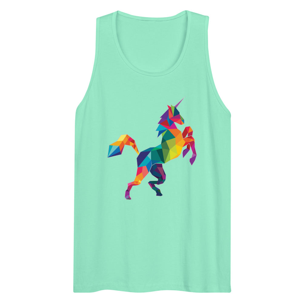 Polygon Unicorn (Tank Top) - Mint