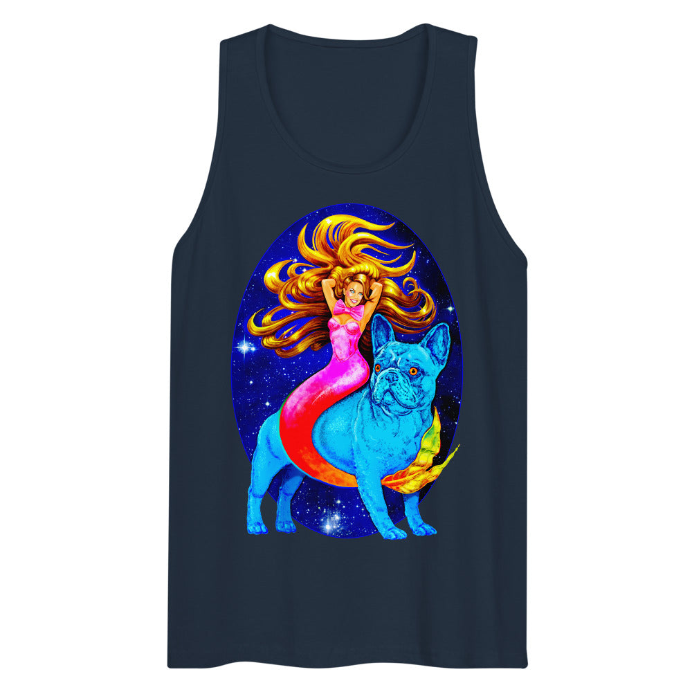 Mer-Dogue (Tank Top) - Navy