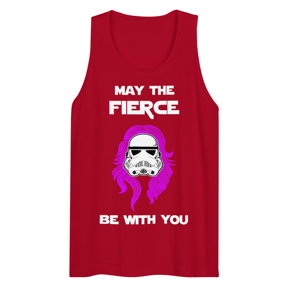 May the Fierce Be With You (Tank Top) - Red